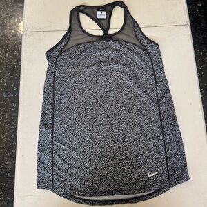 Nike Gray Sleeveless Tank Top with Racerback